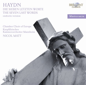 Haydn Joseph - Seven Last Words - Oratorio Version ryhmässä CD @ Bengans Skivbutik AB (500892)
