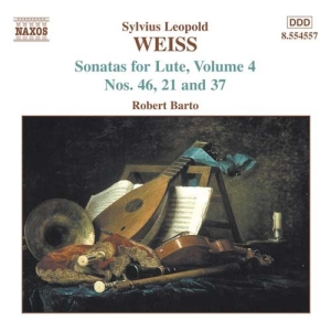 Weiss Silvius Leopold - Sonatas For Lute Vol 4 ryhmässä CD @ Bengans Skivbutik AB (501547)