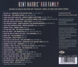 Various Artists - Kent Harris' R&B Family ryhmässä CD @ Bengans Skivbutik AB (501599)