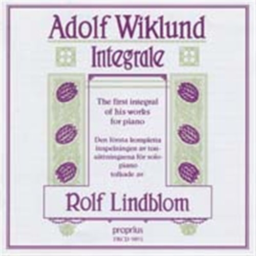 Various - Integrale - Piano Works ryhmässä CD @ Bengans Skivbutik AB (504026)