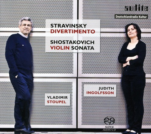 Stravinsky - Shostakovich /Stoupel - Ing - Divertimento - Violin sonata ryhmässä CD / Klassiskt @ Bengans Skivbutik AB (504324)