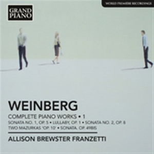 Weinberg - Complete Piano Works Vol 1 ryhmässä CD @ Bengans Skivbutik AB (504383)