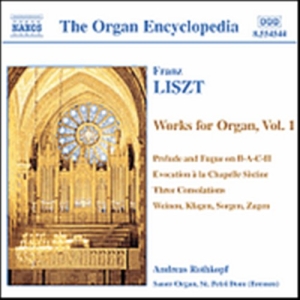 Liszt Franz - Works For Organ Vol 1 ryhmässä CD @ Bengans Skivbutik AB (504459)