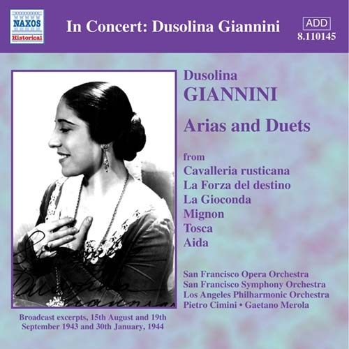 Various - Dusolina Giannini ryhmässä CD @ Bengans Skivbutik AB (509694)