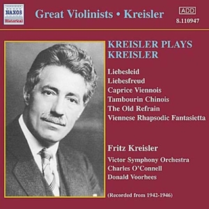 Kreisler Fritz - Plays Kreisler ryhmässä CD @ Bengans Skivbutik AB (510452)