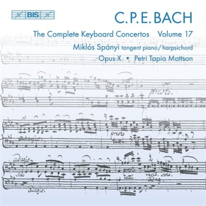 Cpe Bach - Keyboard Concertos Vol 17 ryhmässä CD @ Bengans Skivbutik AB (511694)