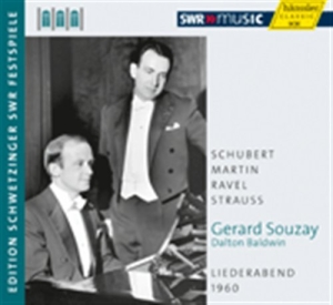 Schubert / Martin / Ravel / R Strau - Duo Recital 1960 ryhmässä CD @ Bengans Skivbutik AB (515522)