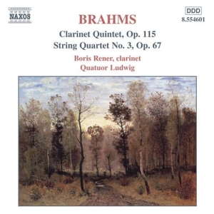 Brahms Johannes - Clarinet Quintet String Quarte ryhmässä CD @ Bengans Skivbutik AB (516425)