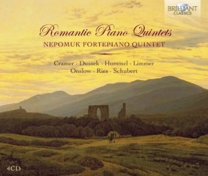 Various Composers - Romantic Piano Quintets ryhmässä CD @ Bengans Skivbutik AB (519776)