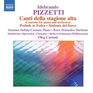 Pizzetti - Canti Della Stagione Alta ryhmässä CD @ Bengans Skivbutik AB (527620)