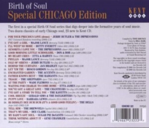 Various Artists - Birth Of Soul: Special Chicago Edit ryhmässä CD @ Bengans Skivbutik AB (533146)