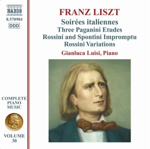 Liszt - Soirees Italiennes ryhmässä CD @ Bengans Skivbutik AB (536001)