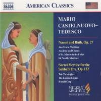 Castelnuovo-Tedesco Mario - Naomi And Ruth ryhmässä CD @ Bengans Skivbutik AB (536340)