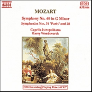 Mozart Wolfgang Amadeus - Symphonies  40, 28 & 31 ryhmässä CD @ Bengans Skivbutik AB (540781)