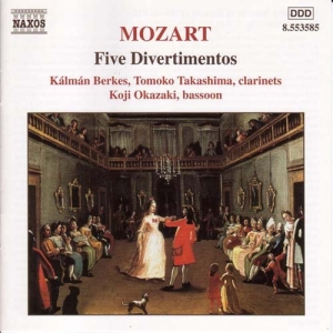 Mozart Wolfgang Amadeus - Five Divertimentos ryhmässä CD @ Bengans Skivbutik AB (545251)