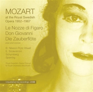 Nilsson B/Prytz/Wixell/Söderström - Mozart At The Royal Sw Opera 52-67 ryhmässä CD @ Bengans Skivbutik AB (545279)
