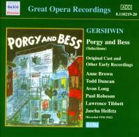 Gershwin George - Porgy & Bess ryhmässä CD @ Bengans Skivbutik AB (547376)