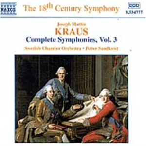 Kraus Joseph Martin - Complete Symphonies Vol 3 ryhmässä CD @ Bengans Skivbutik AB (548993)