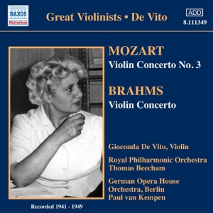 Brahms / Mozart - Violin Concertos ryhmässä CD @ Bengans Skivbutik AB (549588)
