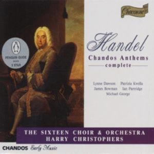 The Sixteen Harry Christophers - Händel: Chandos Anthems - Complete ryhmässä CD @ Bengans Skivbutik AB (5503013)