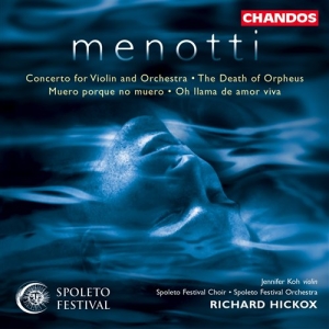 Menotti - Concerto For Violin & Orchestr ryhmässä CD @ Bengans Skivbutik AB (5503064)