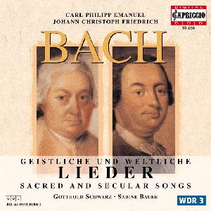 Bach Cpe Bach Jc - Sacred And Secular Songs ryhmässä CD @ Bengans Skivbutik AB (5503548)