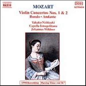 Mozart W A - Violin Concertos 1 & 2 ryhmässä CD @ Bengans Skivbutik AB (5503755)