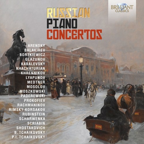 Various - Russian Piano Concertos (15 Cd) ryhmässä CD @ Bengans Skivbutik AB (5503875)
