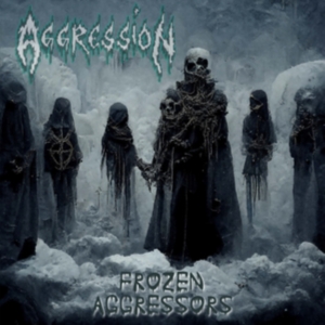 Aggression - Frozen Aggressors (Red Vinyl Lp) ryhmässä VINYYLI @ Bengans Skivbutik AB (5506987)