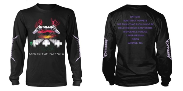 Metallica - L/S Master Of Puppets (M) ryhmässä MERCH / Vaatteet / T-paidat @ Bengans Skivbutik AB (5507769)