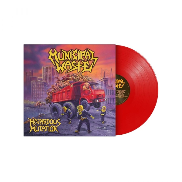 Municipal Waste - Hazardous Mutation (Red Vinyl LP) ryhmässä VINYYLI / Hårdrock @ Bengans Skivbutik AB (5508607)