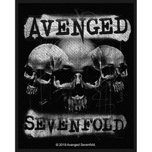 Avenged Sevenfold - Patch - 3 Skulls ryhmässä Minishops / Avenged Sevenfold @ Bengans Skivbutik AB (5508616)