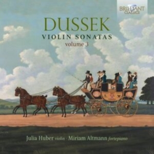 Dussek Jan Ladislav  - Violin Sonatas, Vol. 3 ryhmässä CD @ Bengans Skivbutik AB (5508872)