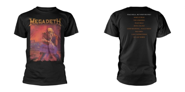 Megadeth - T/S Peace Sells... (M) ryhmässä BW-T-shirts @ Bengans Skivbutik AB (5508926)