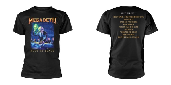 Megadeth - T/S Rust In Peace (Xxxl) ryhmässä MERCH / Vaatteet / T-paidat @ Bengans Skivbutik AB (5508937)