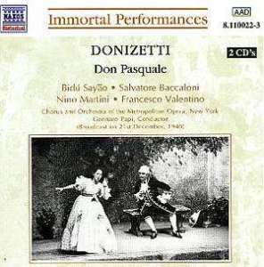 Donizetti Gaetano - Donizetti:Don Pasquale ryhmässä CD @ Bengans Skivbutik AB (5510028)