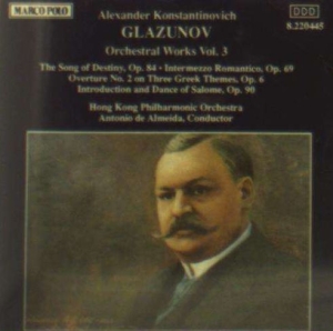 Glazunov Alexander - Song Of Destiny/Ov ryhmässä CD @ Bengans Skivbutik AB (5510084)