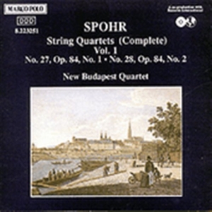 Spohr Louis - String Quartet Op 84 1 & 2 ryhmässä CD @ Bengans Skivbutik AB (5510093)