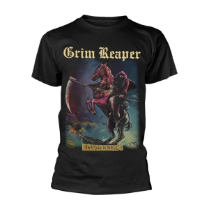 Grim Reaper - T/S See You In Hell (M) ryhmässä BW-T-shirts @ Bengans Skivbutik AB (5510246)