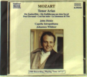 Mozart Wolfgang Amadeus - Tenor Arias ryhmässä CD @ Bengans Skivbutik AB (5511061)