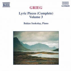 Grieg Edvard - Lyric Pieces Vol 3 ryhmässä CD @ Bengans Skivbutik AB (5511068)
