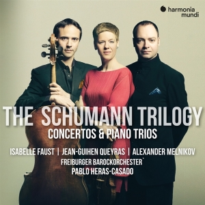 Isabelle Faust & Jean-Guihen Queyras & Alexander Melnikov & Pablo Heras-Casado - The Schumann Trilogy: Concertos & Piano Trios ryhmässä CD @ Bengans Skivbutik AB (5512147)