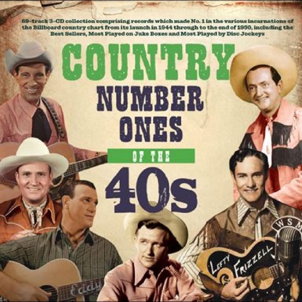 Various Artists - The Country No. 1S Of The '40S ryhmässä CD / Myydyimmät @ Bengans Skivbutik AB (5512829)