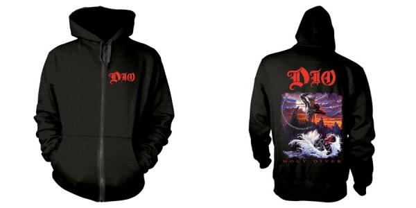 Dio - Zip-Hood - Holy Diver (S) ryhmässä MERCH / Vaatteet / Hupparit @ Bengans Skivbutik AB (5513159)