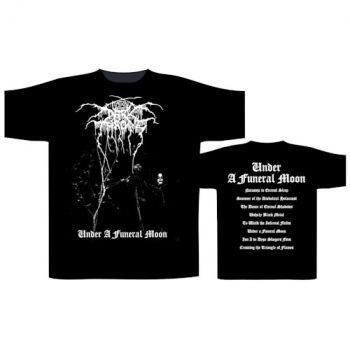 Darkthrone - T/S Under A Funeral Moon/Album (S) ryhmässä MERCH / Vaatteet / T-paidat @ Bengans Skivbutik AB (5514032)