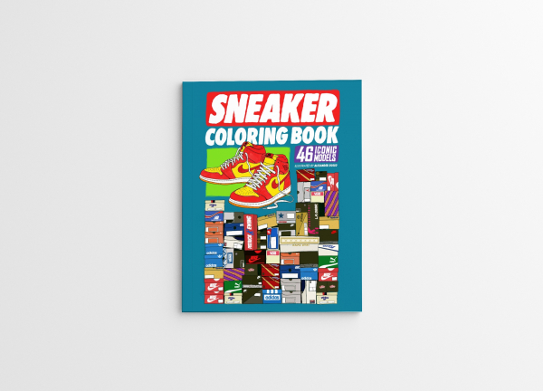 Bok - Sneaker Coloring Book ryhmässä Övrigt /  @ Bengans Skivbutik AB (5514392)