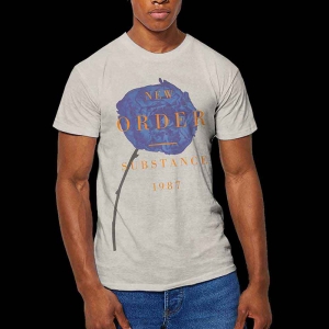 New Order - Unisex T-Shirt Spring Substance ryhmässä Minishops / New Order @ Bengans Skivbutik AB (5515680r)