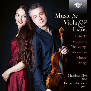 Massimo Piva Inessa Filistovich - Music For Viola & Piano By Reinecke ryhmässä CD @ Bengans Skivbutik AB (5515731)