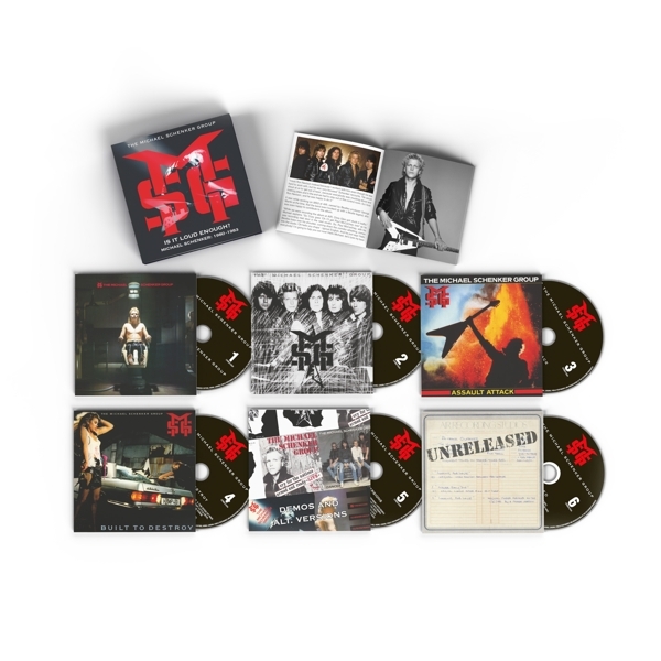 Michael Schenker Group - Is It Loud Enough? Michael Schenker 1980-1983 ryhmässä CD / Myydyimmät @ Bengans Skivbutik AB (5516446)
