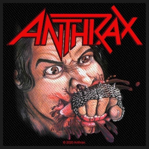 Anthrax - Fistful Of Metal Standard Patch ryhmässä MERCHANDISE / Merch / Hårdrock @ Bengans Skivbutik AB (5516860)